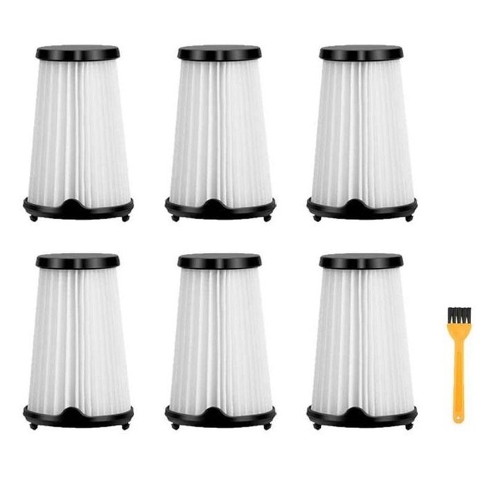 6 db Ronyes AEF150 HEPA szűrő készlet Electrolux Ergorapido porszívókhoz, Aeg CX7, 59,5x92mm, Fehér