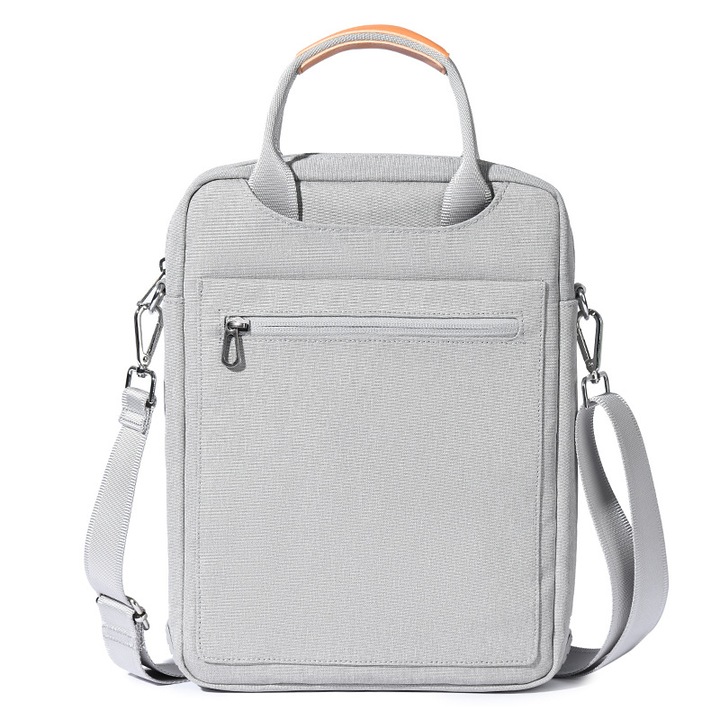 Laptop táska, 13 hüvelykes, vízálló, kopás- és karcálló, több rekesszel, védő szilikon sarkokkal, levehető vállpánttal