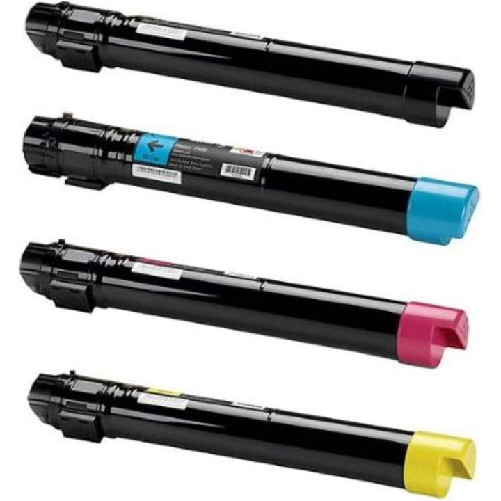 4 db-os toner készlet 7800 fekete, cián, magenta, sárga, 75000 oldal kompatibilis Xerox Phaser 7800 / Phaser 7800Vdn / Phaser 7800Vdx / Phaser 7800Vgx