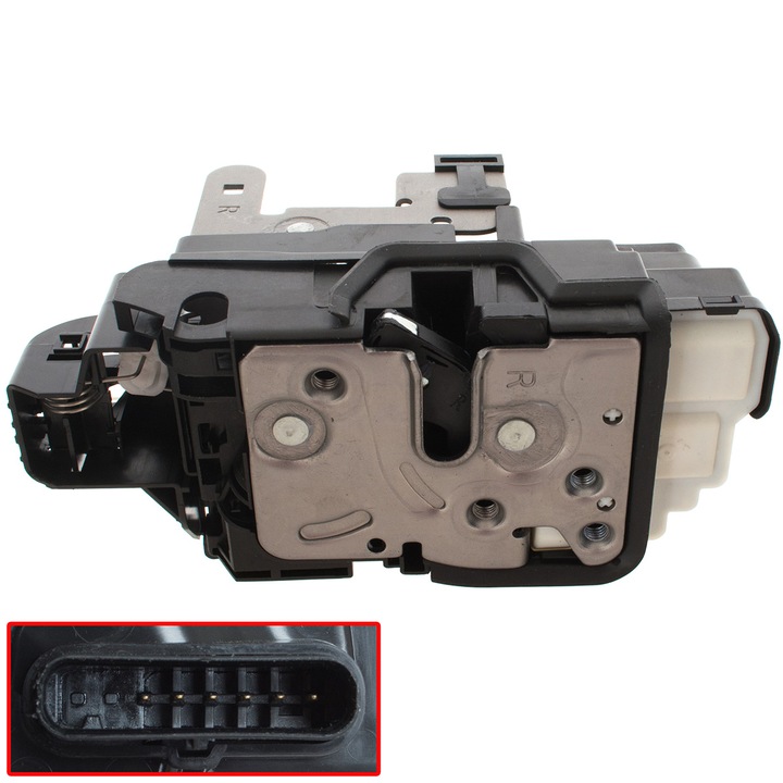 Jobb első ajtózár, M MODECAR, Volvo V40 II-hez, 2012-2019, 6 tűs, elektromos