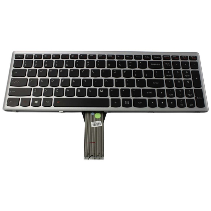 Сива клавиатура Lenovo 25211020 рамка с подсветка, 25211050 рамка с подсветка, 25211080 рамка с подсветка