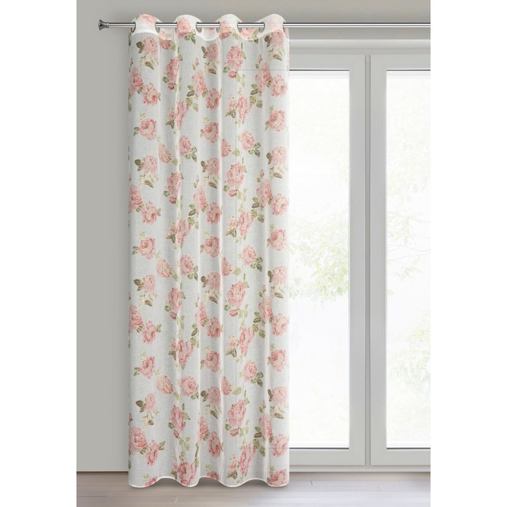 Завеса MELA 140 x 250 см с капси Eurofirany бяла