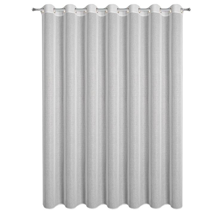Завеса LENA 350 x 250 cm бели еврофирани пръстени