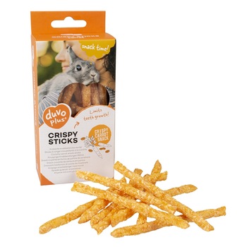 Betisoare Crocante Pentru Rozatoare, Duvoplus, Cu Morcov Si Portocala, 50 g, L13868