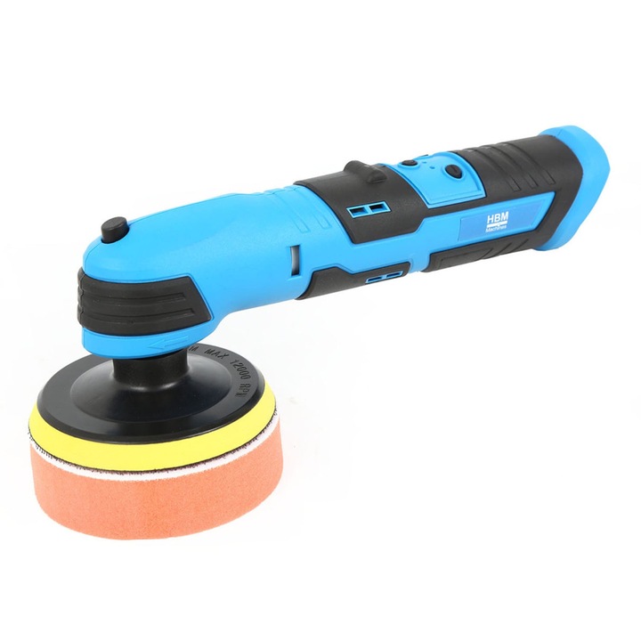 Masina de polisat fata acumulator, HBM, 10.8V, 100 mm