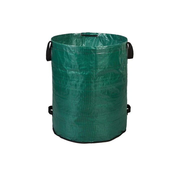 Sac de gradina pentru frunze Parkside, 67 x 77 cm, 270 L, verde