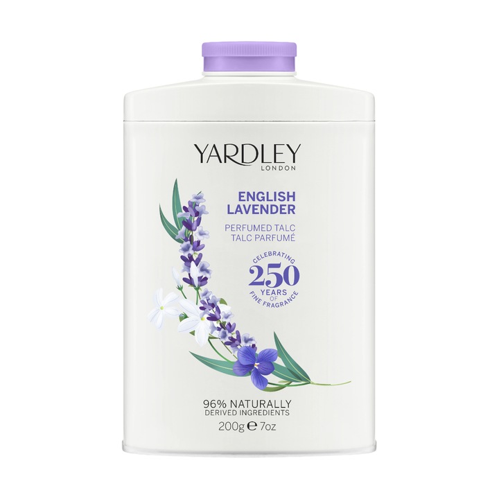 Illatosító por - angol levendula, Yardley, 200 g