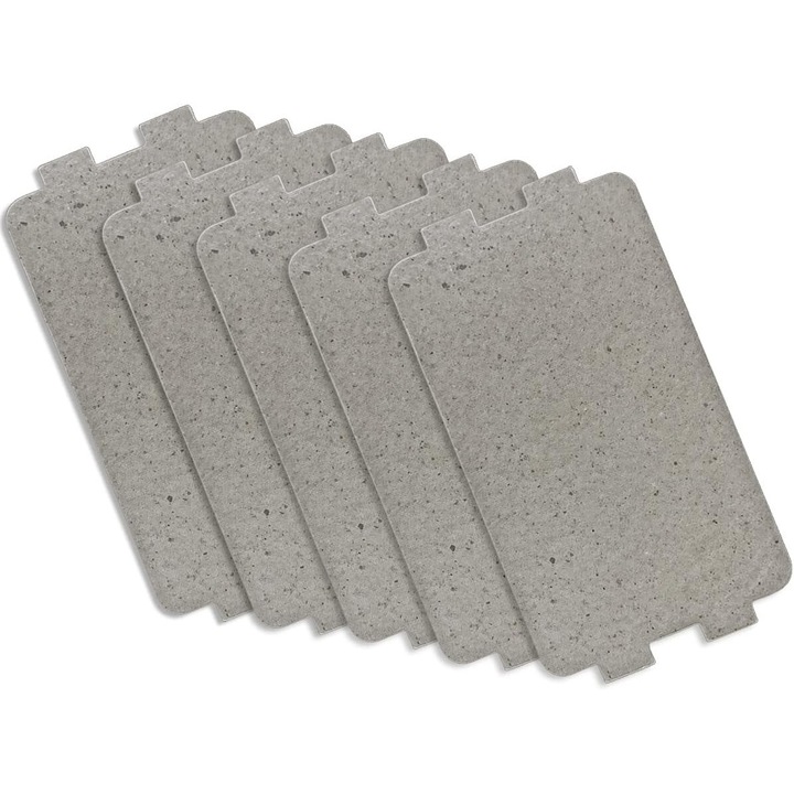 Set 5 Placi Mica COMEWE pentru Cuptor cu Microunde, Rezistente la Caldura, Decupabile, 6.3x11.6cm