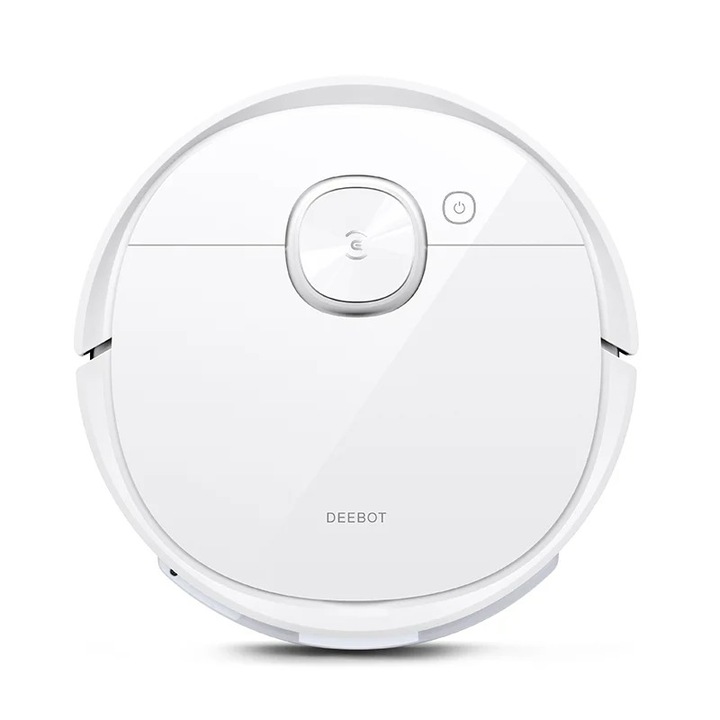 Робот прахосмукачка Ecovacs DEEBOT T9, Прахосмукачка и моп, Автономност 175 мин., Контейнер за прах 0.42л, Всмукателна мощност 3000Pa, Освежител, Бял