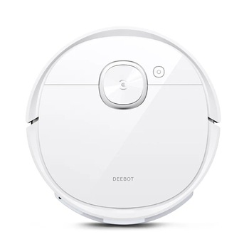 Robot de aspirare Ecovacs DEEBOT T9, aspirator si mop, autonomie 175 min, recipient praf 0.42L, putere de aspirare 3000Pa, odorizant, Alb