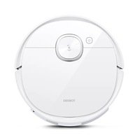 Robot de aspirare Ecovacs DEEBOT T9, aspirator si mop, autonomie 175 min, recipient praf 0.42L, putere de aspirare 3000Pa, odorizant, Alb