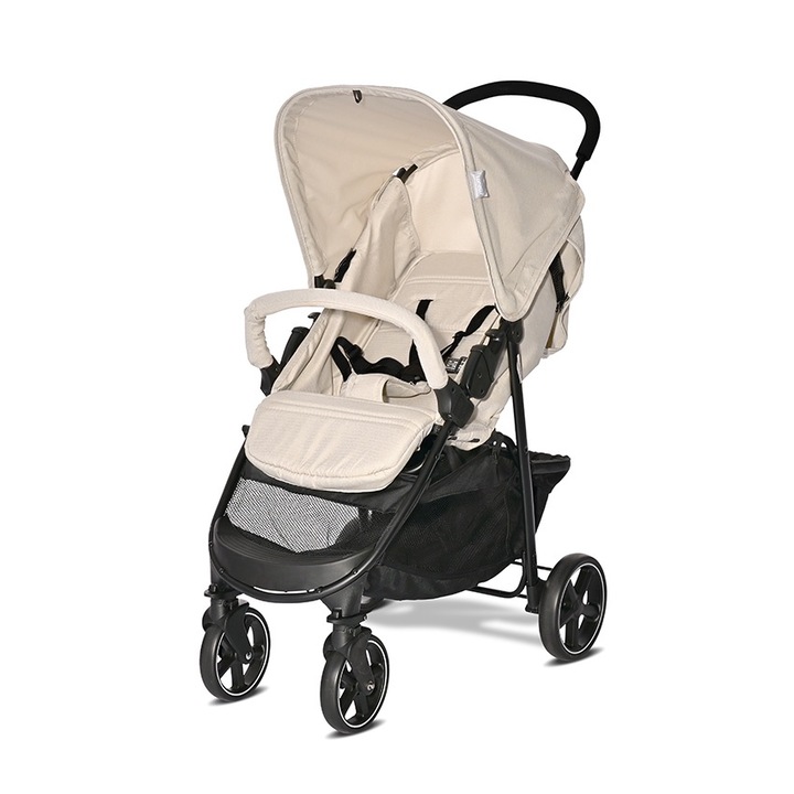 Carucior sport, Lorelli, Rome, spatar reglabil multiple pozitii, 6 luni-3 Ani, Beige Warm