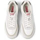Camper, Pantofi sport cu insertii din piele nabuc Drift, Gri, Alb murdar, Grej, 39