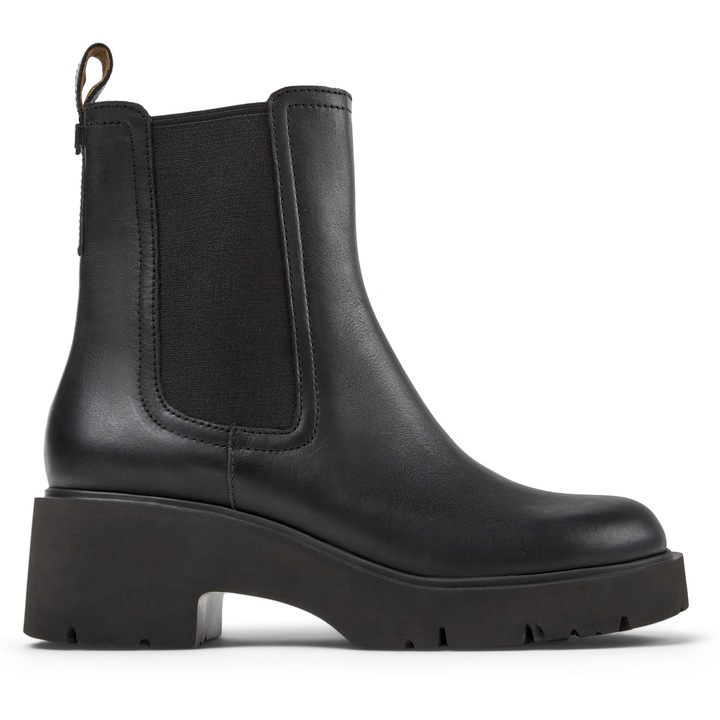 Camper, Ghete Chelsea de piele Milah 911, Negru stins