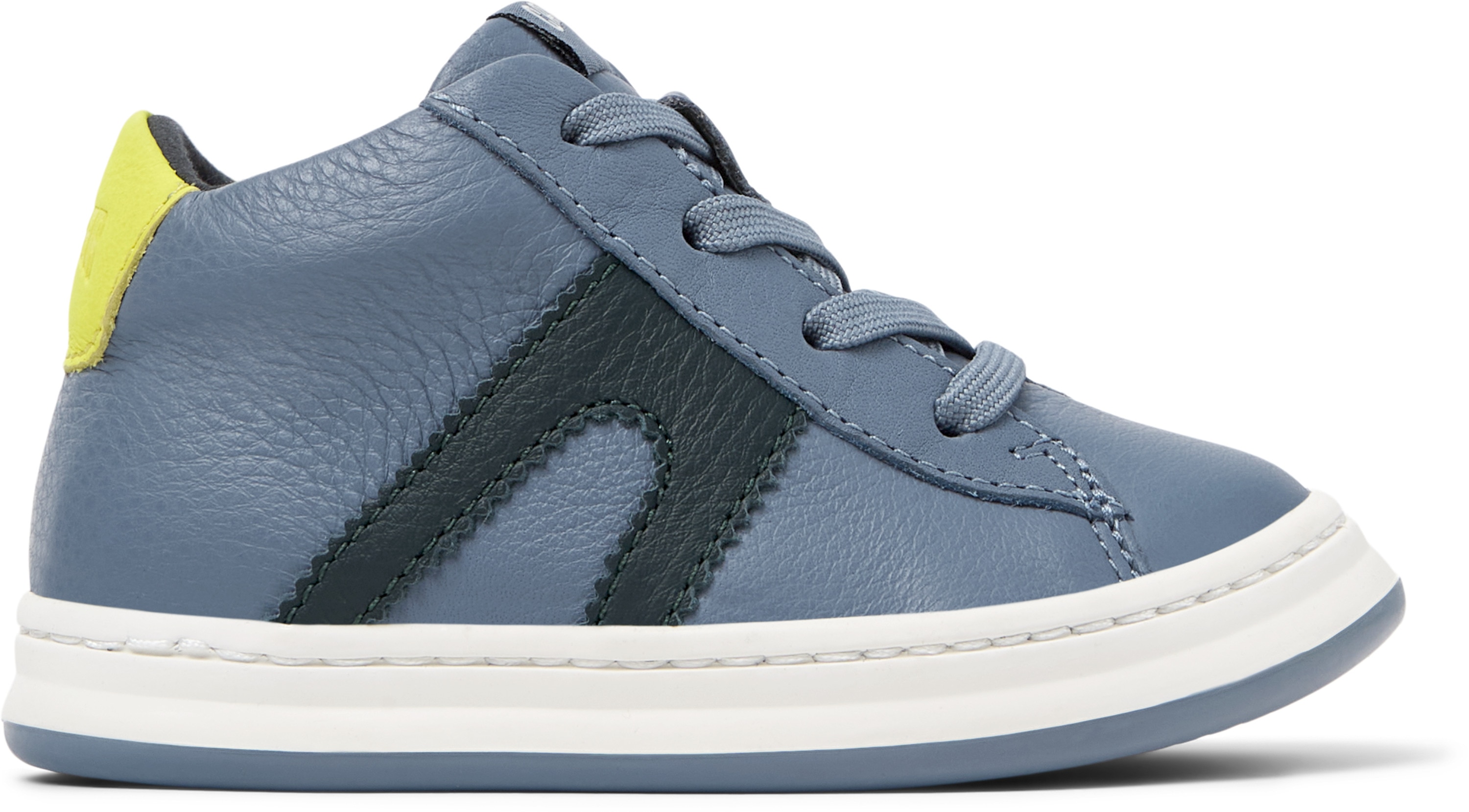 Camper, Pantofi sport de piele Runner Four Twins 1743, Gri, 21 EU