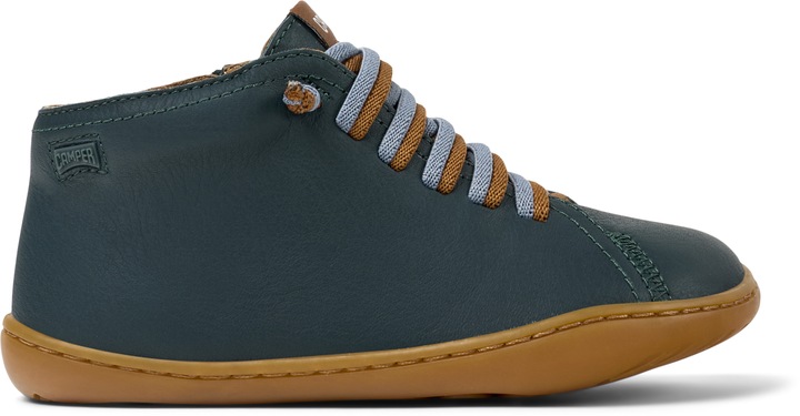 Camper, Pantofi sport mid-cut din piele Peu Cami 8497, Verde padure