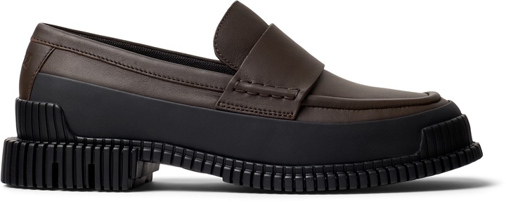 Camper, Pantofi loafer de piele Pix 170205, Negru/Maro