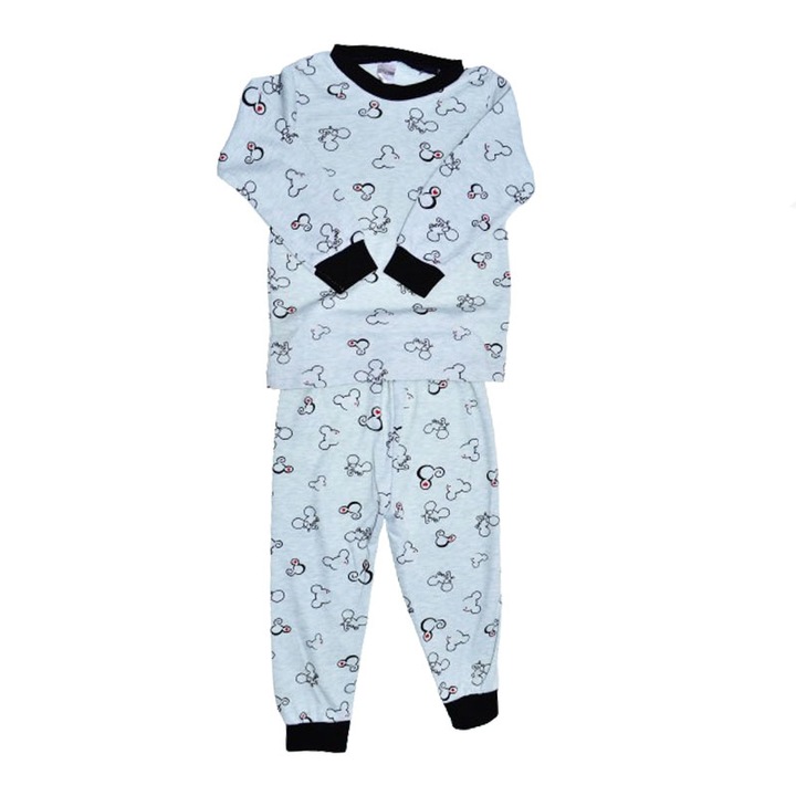 Pijama pentru baieti Mini Junior PJMMJ-4006GR, Gri 110119