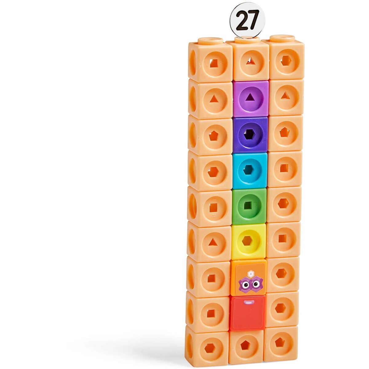Jucarie educativa Hand2Mind - MathLink Cubes, Numberblocks 21-30