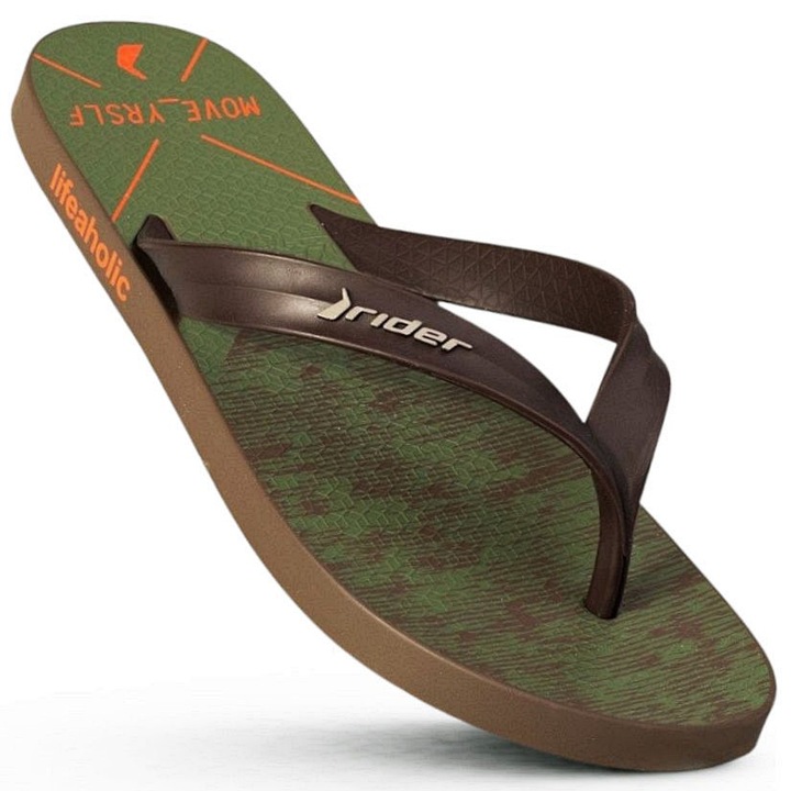 Мъжки джапанки, стринги с форма на ездач, EVA пяна, Зелен, 39-40 EU