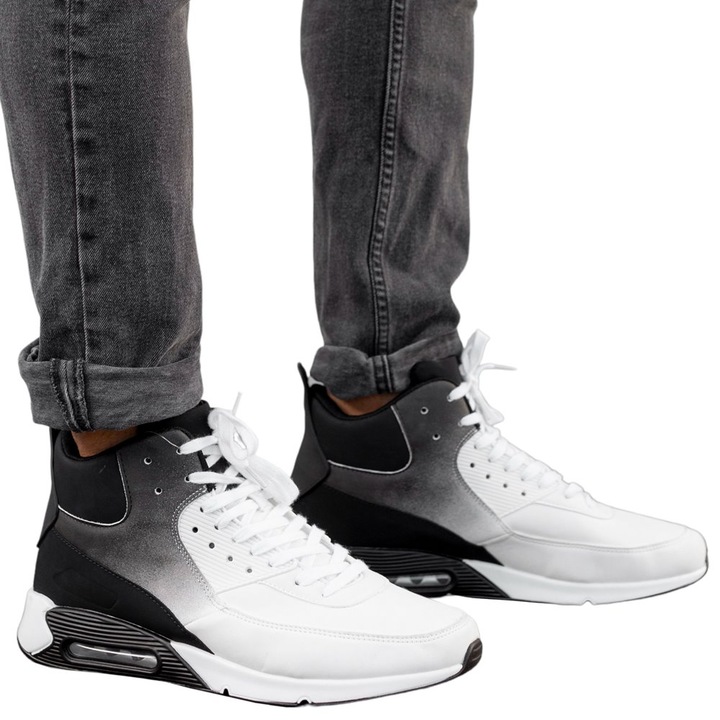 Спортни обувки Forol Air Max, Набук, Бели, 44 EU