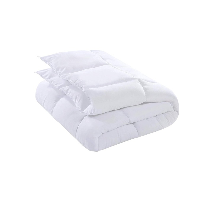Utopia Ágynemű paplan, világos, king méretű, 210 x 200 cm, fehér