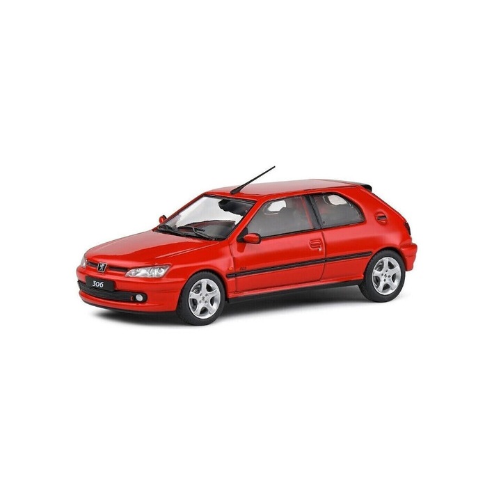 Autómodell Peugeot 306 S16 GTI, piros 2002, 1:43, Solido