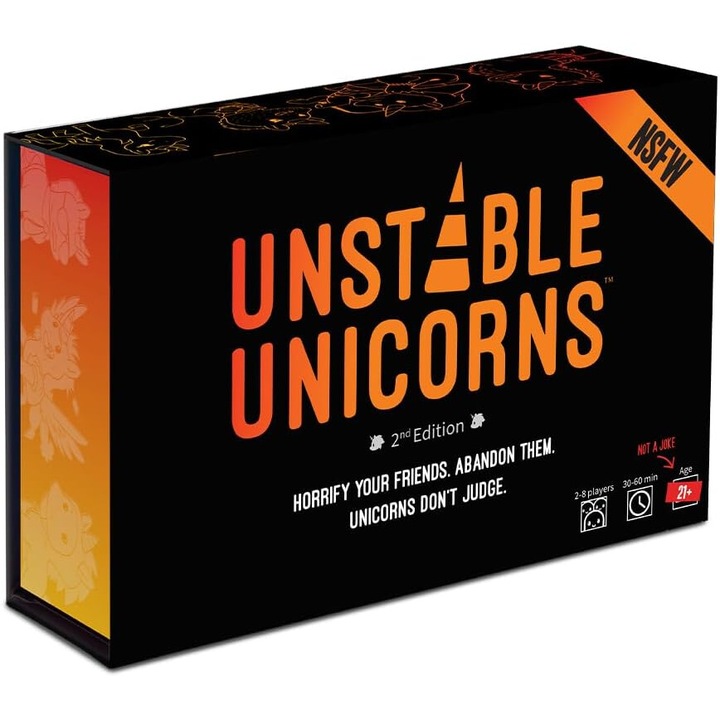 Unstable Unicorns NSFW társasjáték, felnőtt kiadás, 2-8 játékos