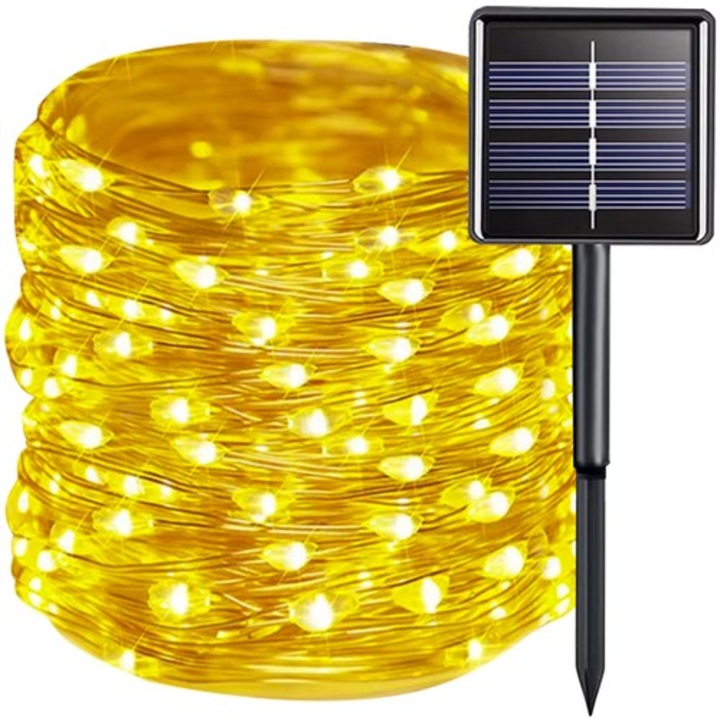 Gardlov 15m Solar LED Girland IP44 Vízálló