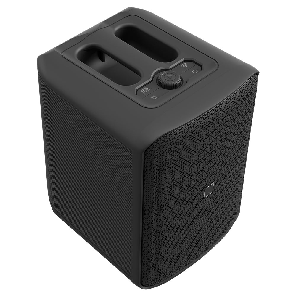 Boxa portabila Tellur Buzz, 80W, Bluetooth, Iluminare RGB, Negru