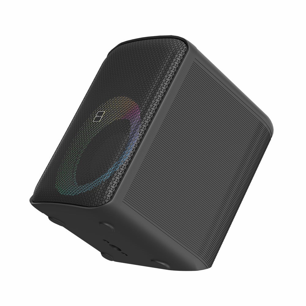 Boxa portabila Tellur Buzz, 80W, Bluetooth, Iluminare RGB, Negru
