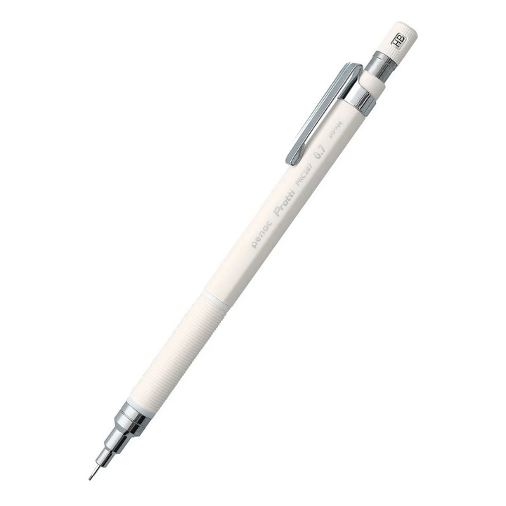 PENAC Protti PRC-107 professzionális mechanikus ceruza , 0,7 mm, fém kúpos, visszahúzható hegy