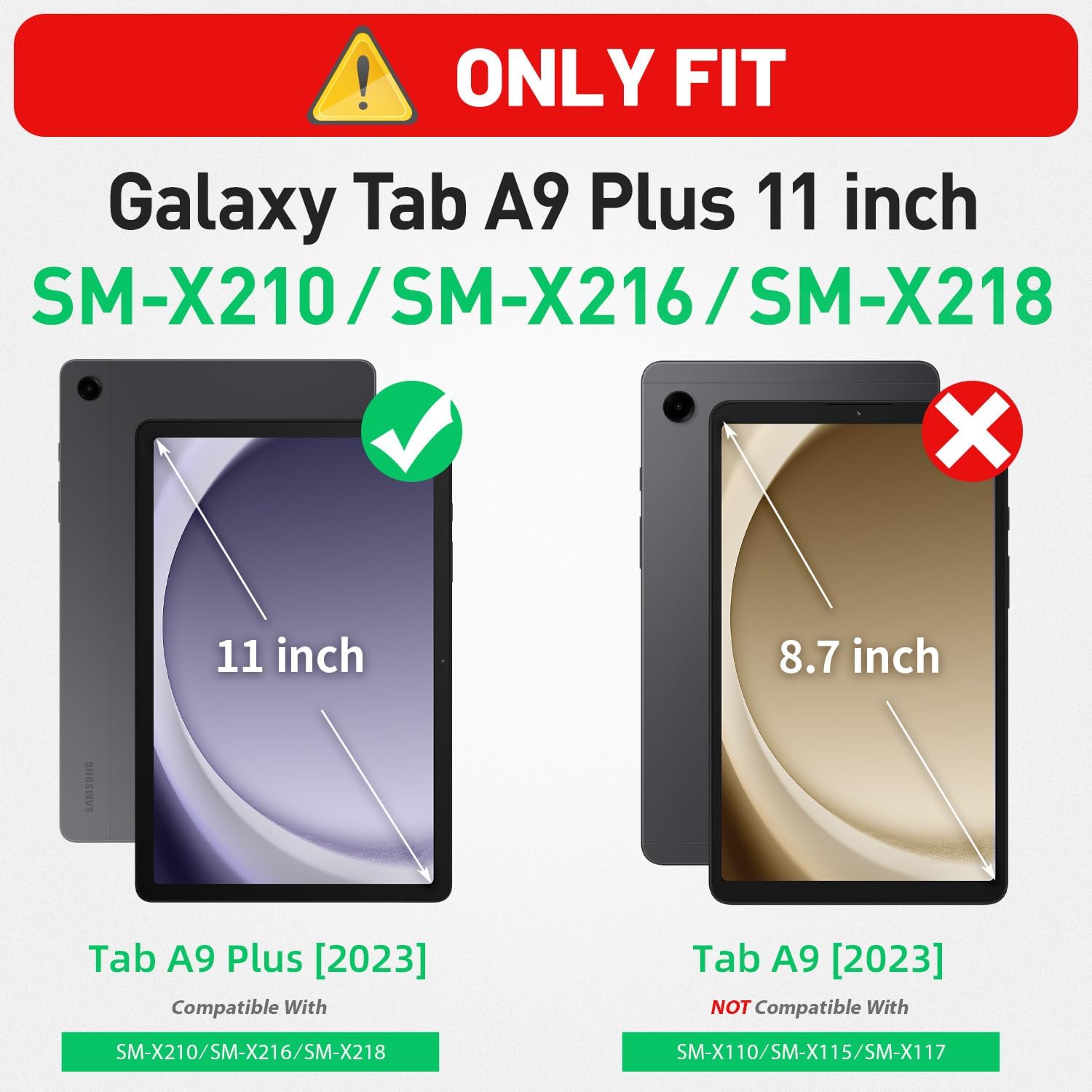 Husa Pentru Samsung Galaxy Tab A9+/ A9 Plus 11 inch 2023 (SM-X210/X216/X218), Cu Stilou Optic Universal (Nereincarcabil), Protectie Pentru Ecran/Curea De Mana/Suport Stilou, Rezistenta La Socuri, Roz