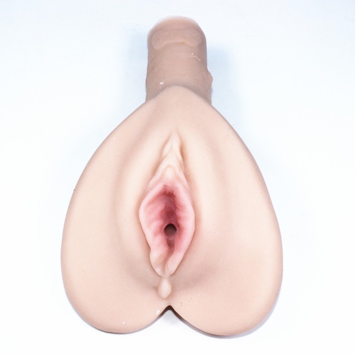 Мастурбатор CHAOHOT, Реалистичен, 3D текстура, TPE материал, Женска анатомия, 13x20 см