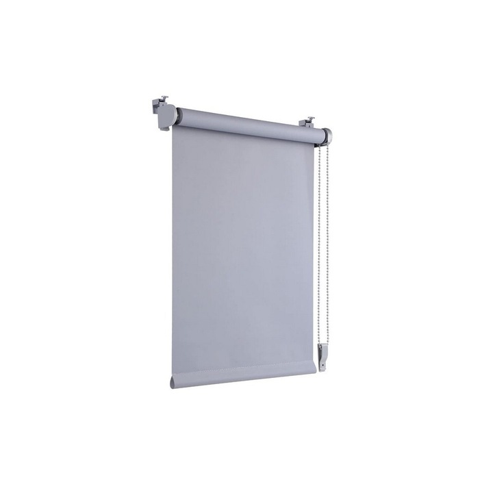 Jaluzea opaca Thermorollo 70x210cm gri deschis nu necesita gaurire, OBdeco