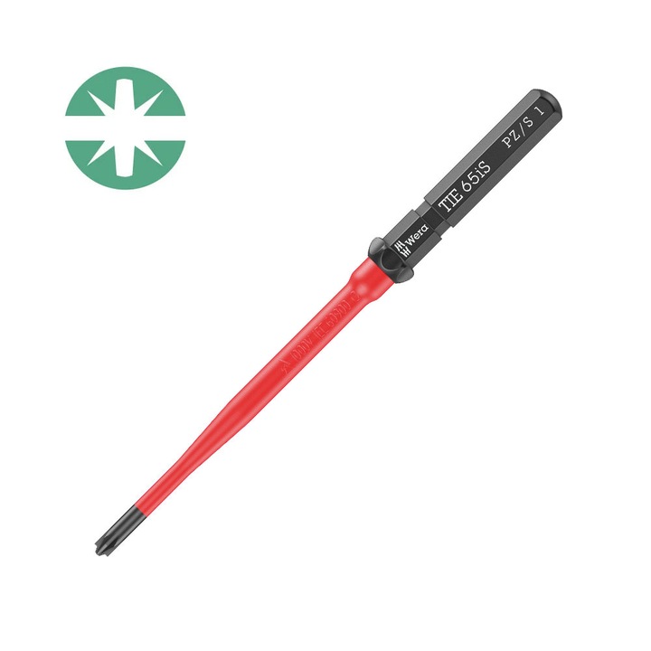 Bit surubelnita Kraftform Kompakt VDE WERA 65 iS PZ/S 11 x 11 x 157 protectie anticoroziva 05006530001