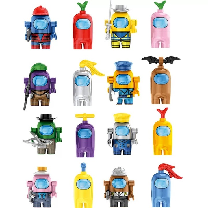 Комплект от 16 фигурки, 10 години, многоцветни