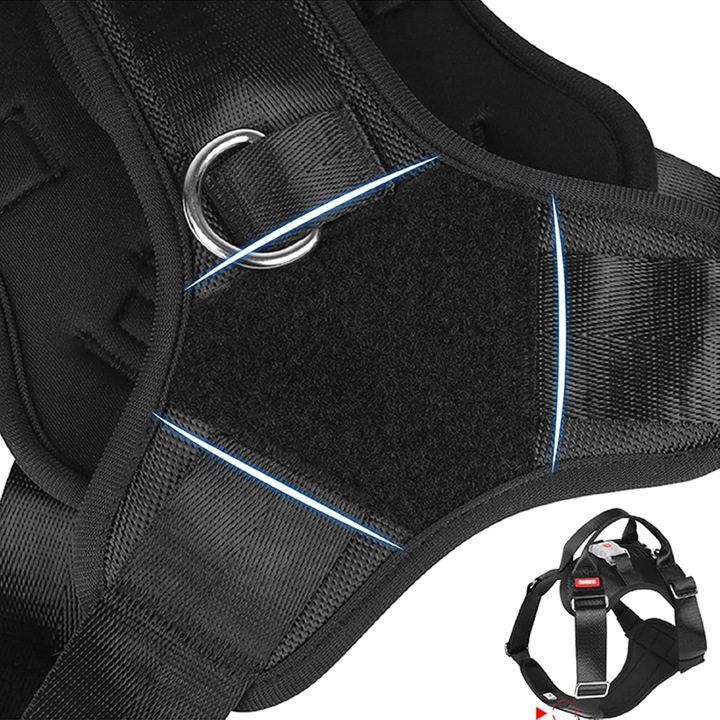 Ham cu Iluminare LED Marimea L Culoare Negru Manolex®