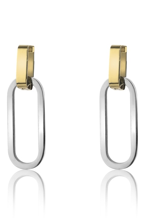 Marc Lauder, Cercei din otel inoxidabil cu inchidere leverback, Auriu, Argintiu