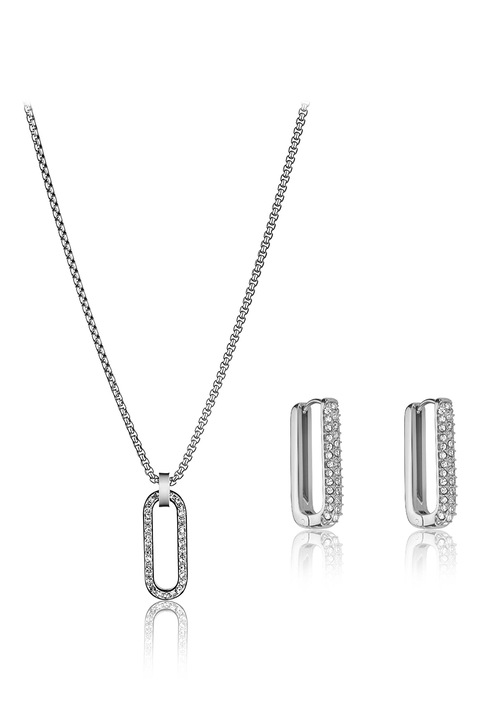 Marc Lauder, Set de bijuterii din otel inoxidabil, Argintiu