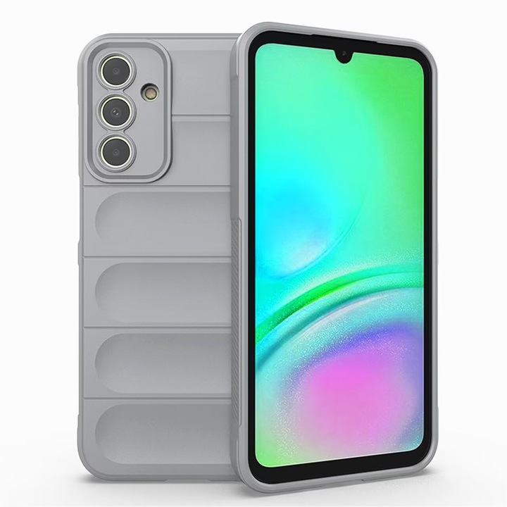 Кейс за телефон Samsung Galaxy S23 FE 5G, пълна защита, мек силикон, сив