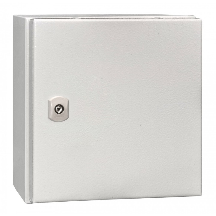 Dulap metalic Schrack Technik WST3030150, Pentru montare pe perete, 300x300x155 mm, Cu 1 usa solida, IP 65