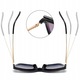 Ochelari calculator dama, Stylion, Plastic/Metal, UV400, Roz