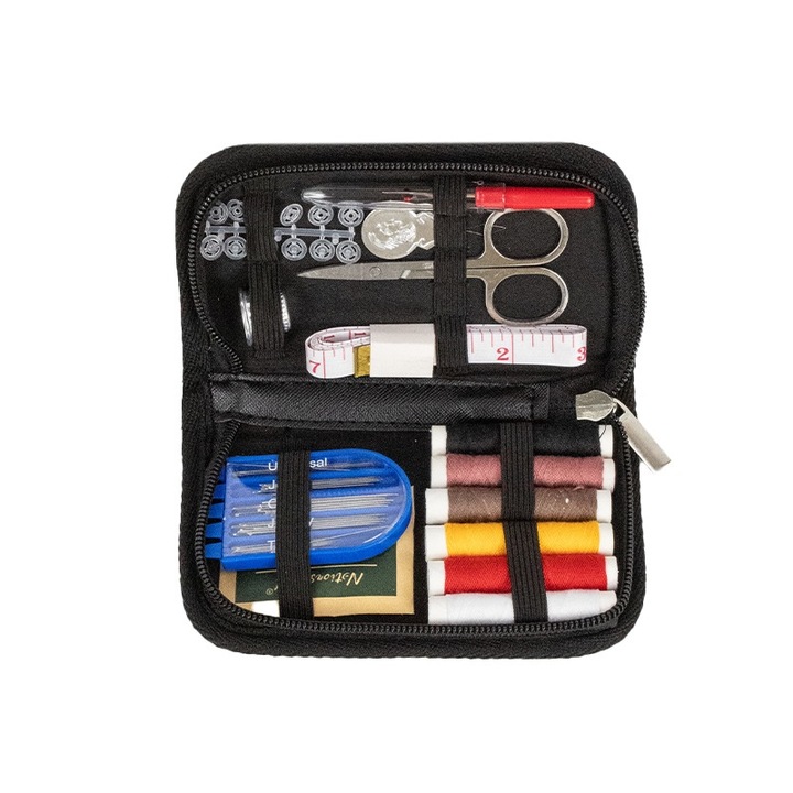 Kit de cusut, Portabil, Multicolor