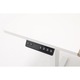 Birou reglabil electric pe inaltime, MDF/Otel, Dimensiuni 1400x600x15mm, Functii de Memorie, Stejar/Alb
