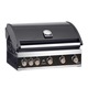 Газово барбекю, с 6 горелки, 5 неръждаема стомана и 1 инфрачервена, вградени, решетки и чугунена плоча, Grandhall Grandpro Maxim G5 K05000387A