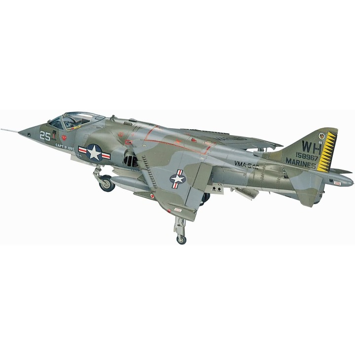 Macheta Aeromodele de construit Kinetic Gold Hawker Siddeley AV-8A Harrier USMC 1:48 KIN 48072
