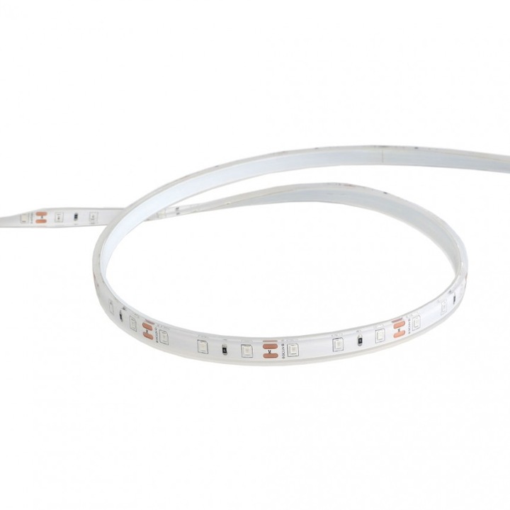 LED szalag Lightex, Nedvességálló, 2835, 168db/m, 24V, DC 15W/m, 100lm/W, CCT, IP68, Szilikon bevonat és ragasztó, 5 méter