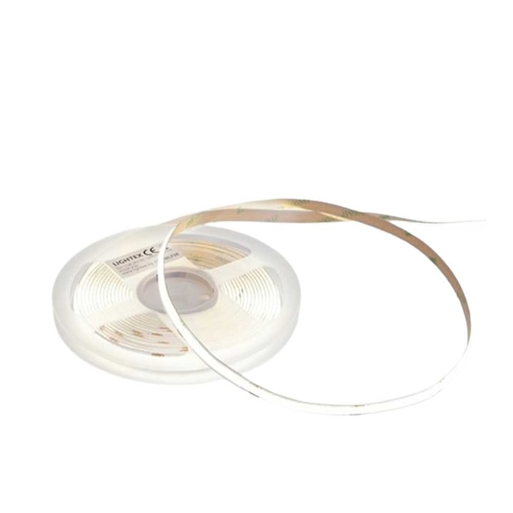LED szalag Lightex, 24V, 12W/m, 100lm/W, 4000K, IP20, 8mm, 5 méter