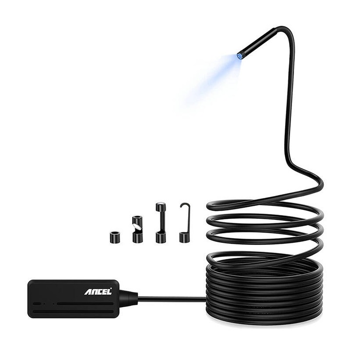 Камера за ендоскопска инспекция Ancel, WiFi връзка, батерия 450 mAh, водоустойчива